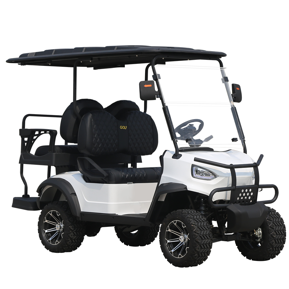 2024 New Design 4 Wheels 2 seats electric golf cart