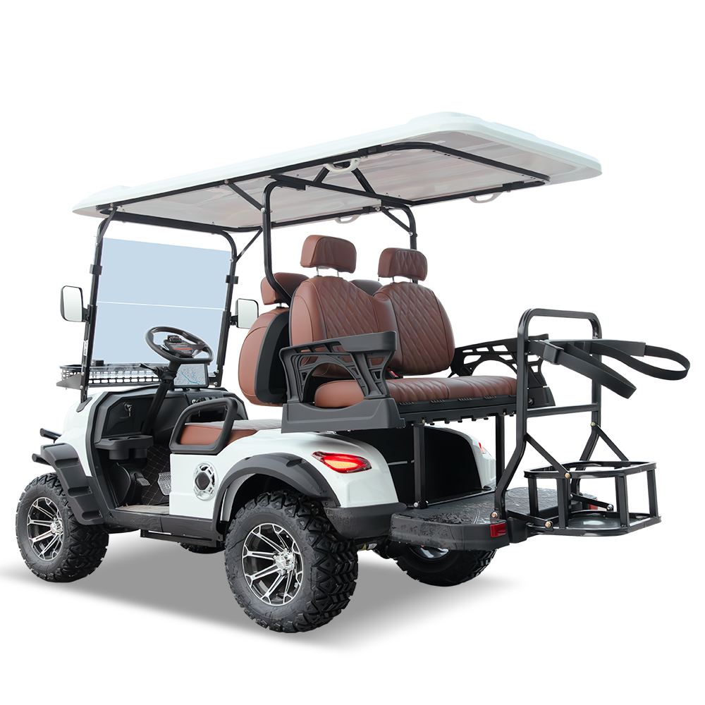 Electric Sightseeing Golf Cart Independent Suspension 4 Passenger 12V Prices Electric Golf Car 3 - 4 Golf Cart Ice Cream Truck