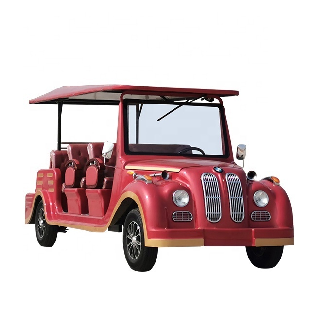 Suitable electric Classic Sightseeing Car Vintage Vehicle for Bus Tours Electric Sightseeing Bus