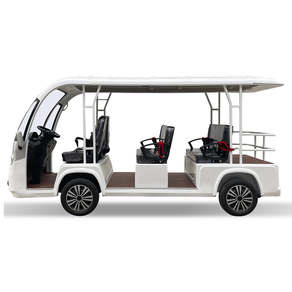 Factory Price Electric mini Shuttle Bus for Hotel or Resort with 18% Loading Climbing Ability DC Motor