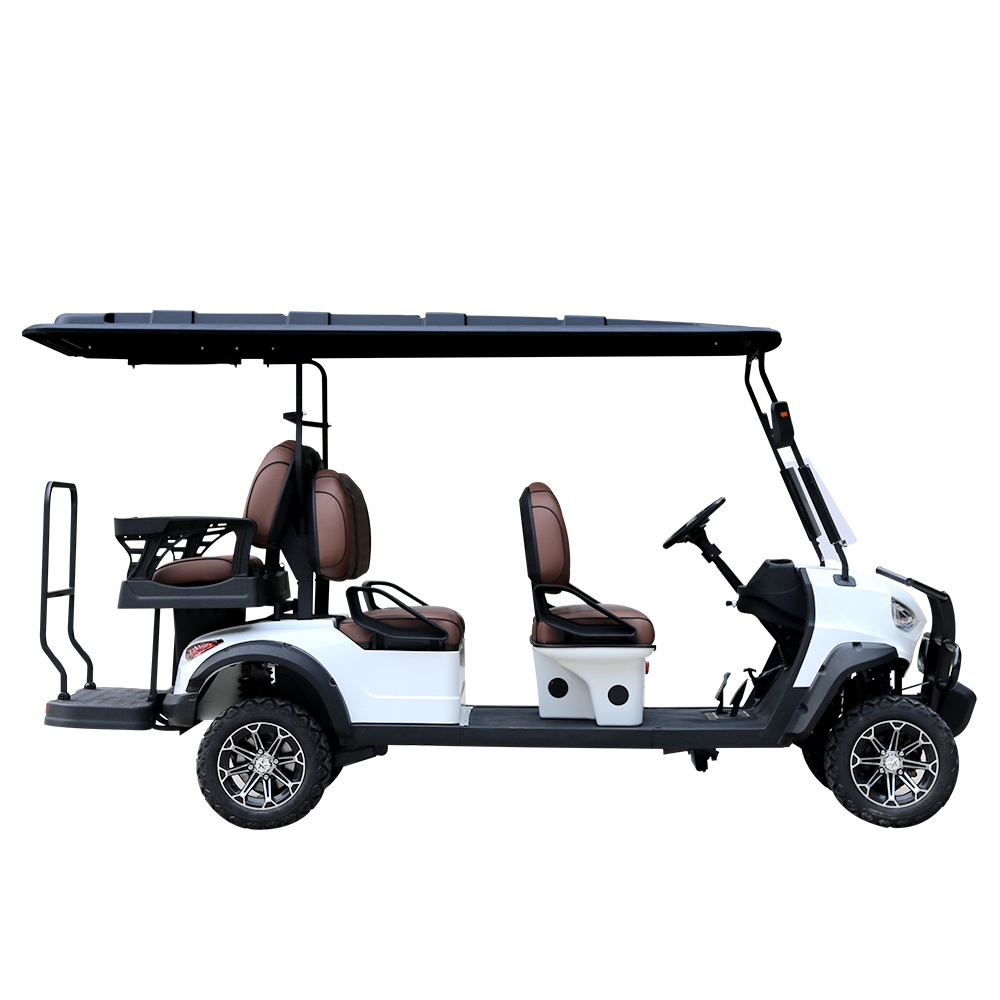 Gold Color Custom Free Design Golf Cart 2 4 6 8 Seats 4x4 Off Road Club Car for Sale