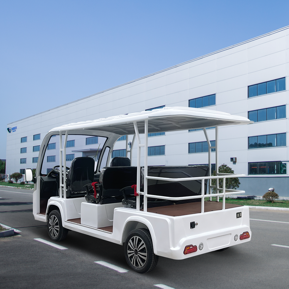 Factory Price Electric mini Shuttle Bus for Hotel or Resort with 18% Loading Climbing Ability DC Motor