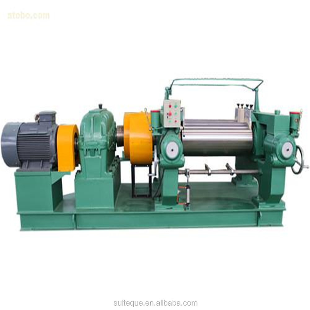 CE open mill silicon rubber two roll mixing mill