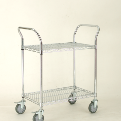 Esd Push Cart Wire Shelving Trolley