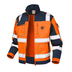 Fashionable Customization Safety Reflective Clothing Men Team Sports Safety Work Wear Jackets