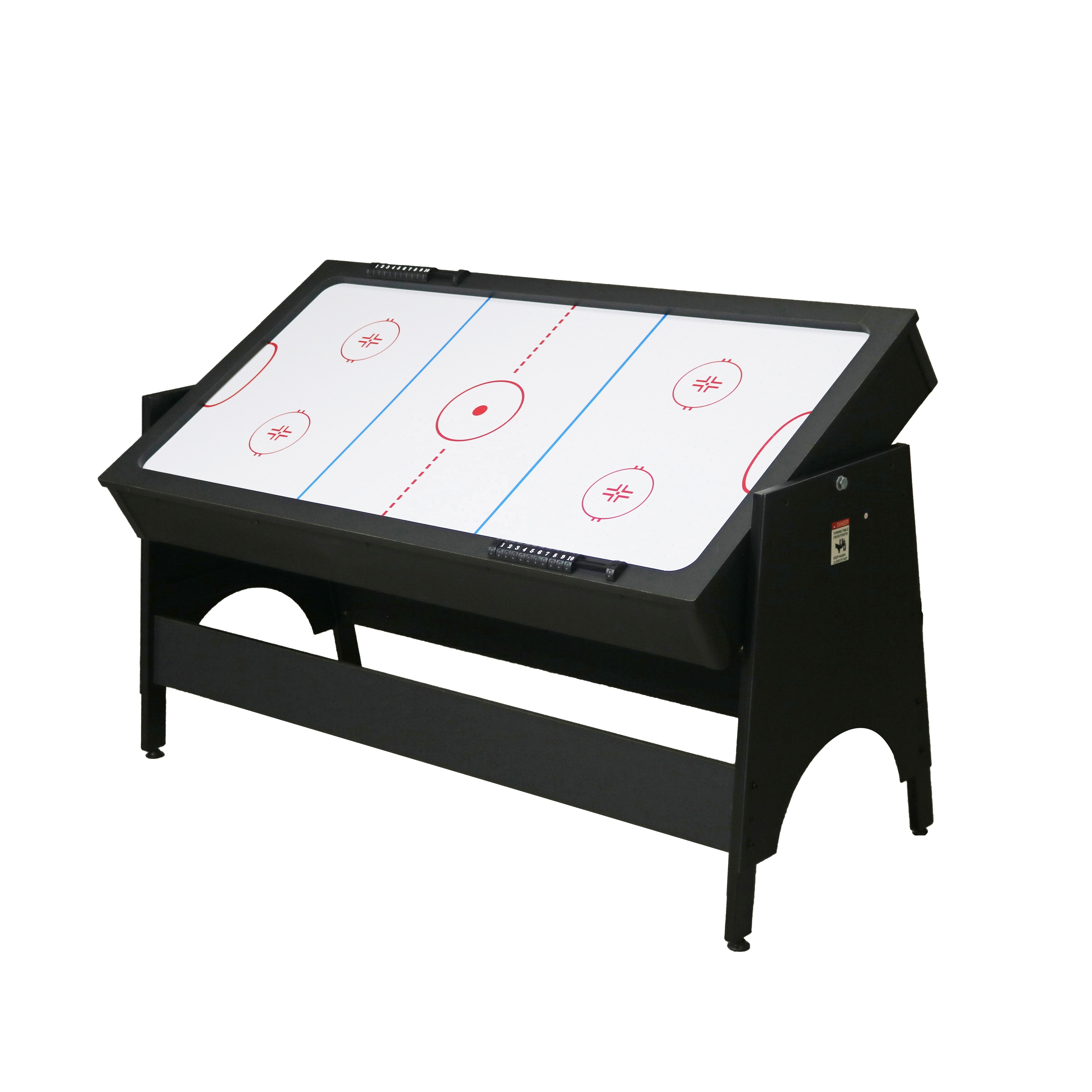 Upgrade Multi-function Flip Game Table Play 2-in-1 Air Hockey Table & Billiards Indoor Games