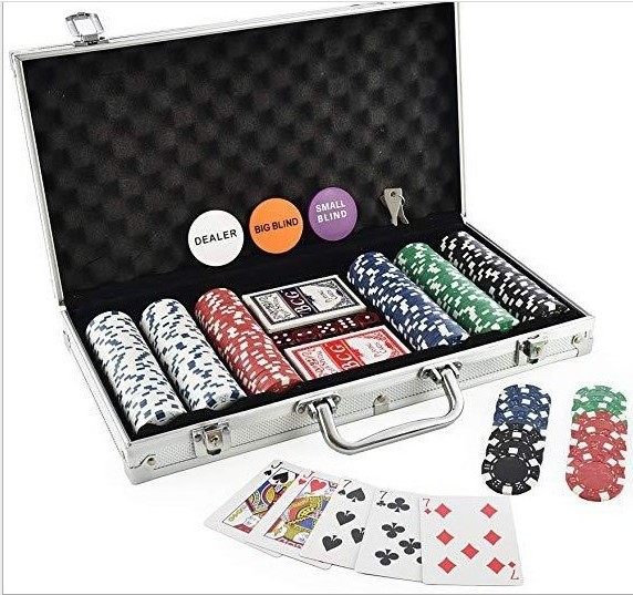 Customized high-end gambling and poker chip set