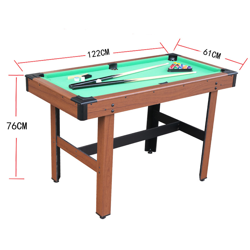 Hot Sale 4ft Snooker Pool Table Indoor Gaming with MDF Cushion and PVC Pocket Billiard Table Promotion