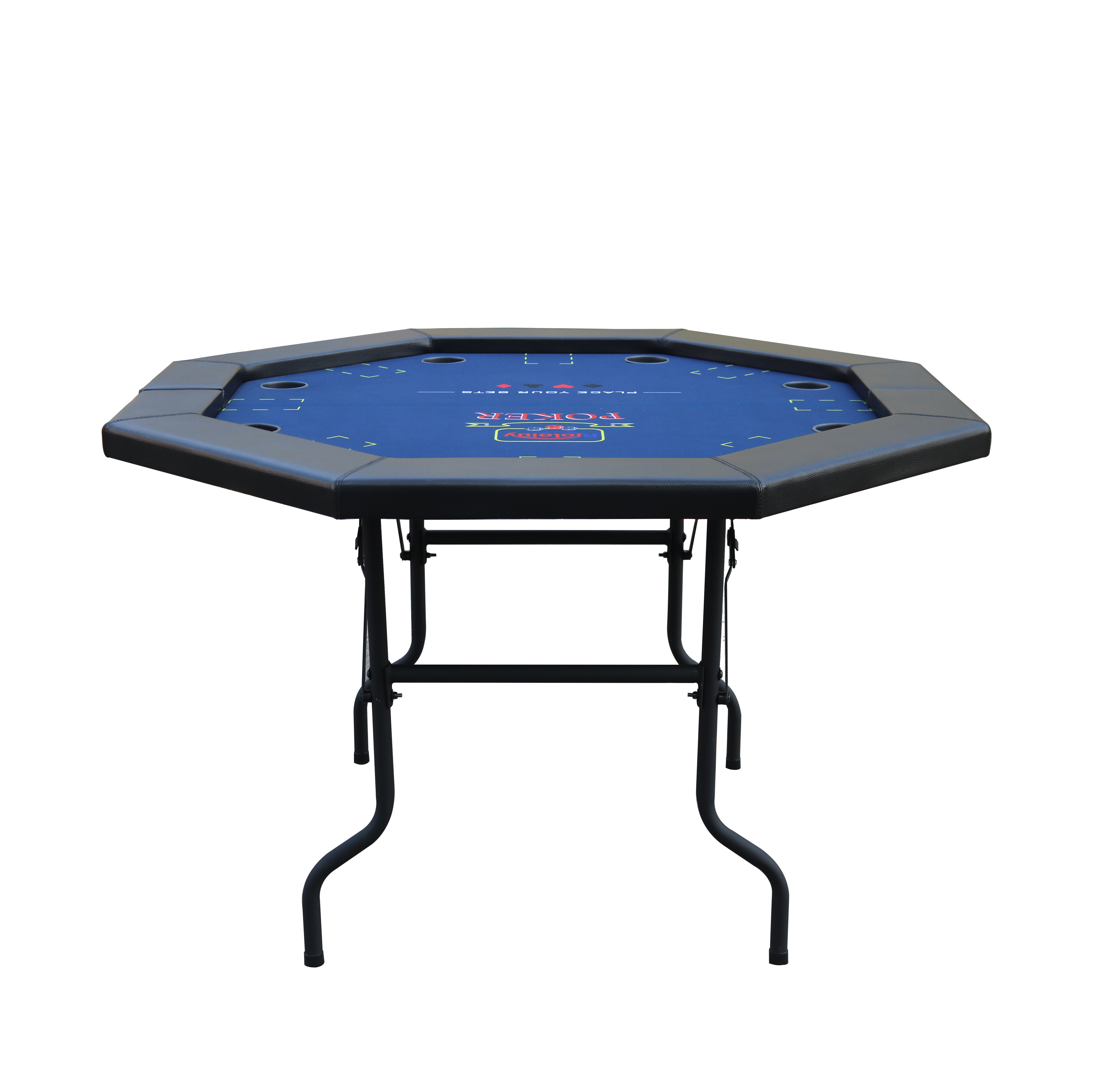 Texas Casino Poker Table Foldable Octagonal Gambling Table