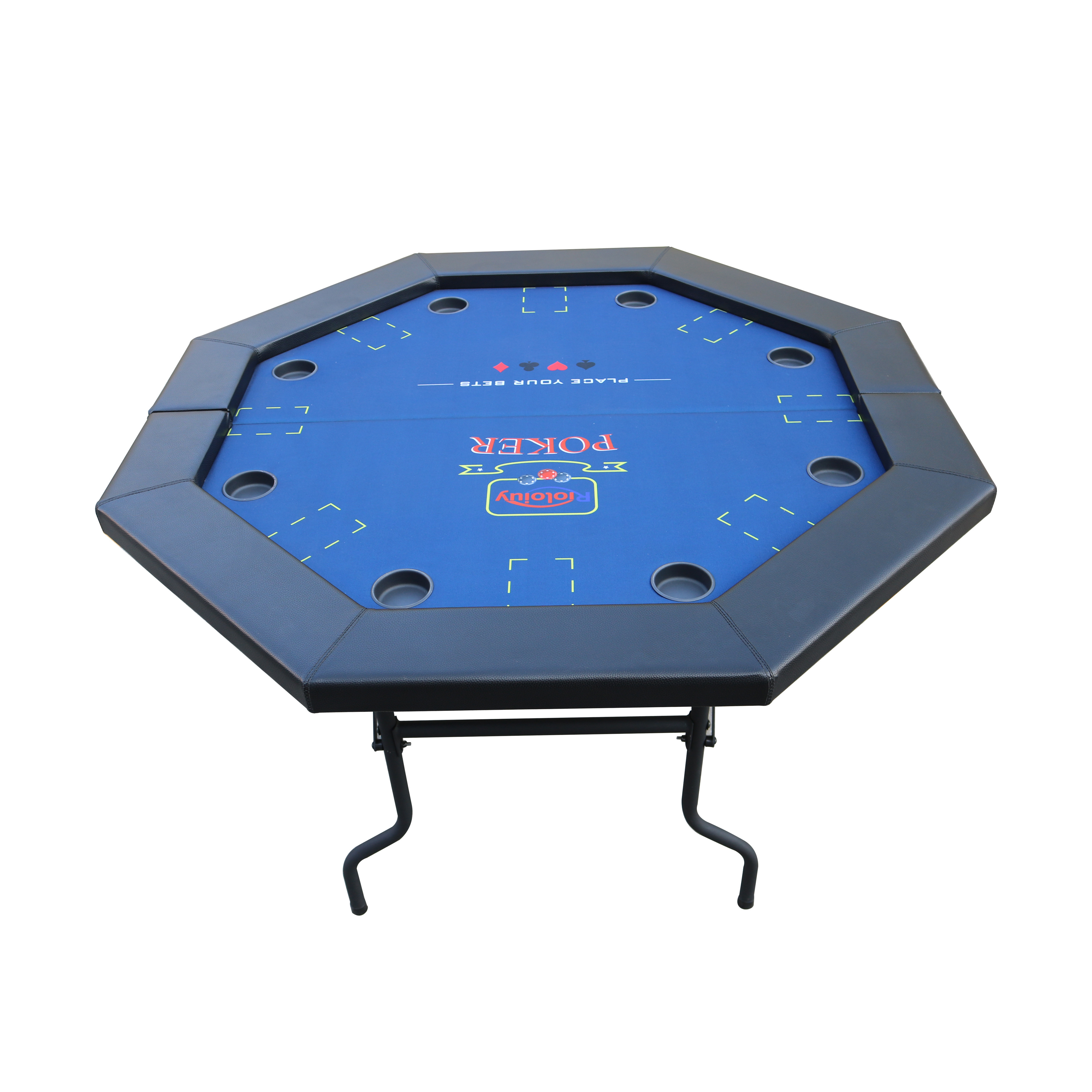 Texas Casino Poker Table Foldable Octagonal Gambling Table