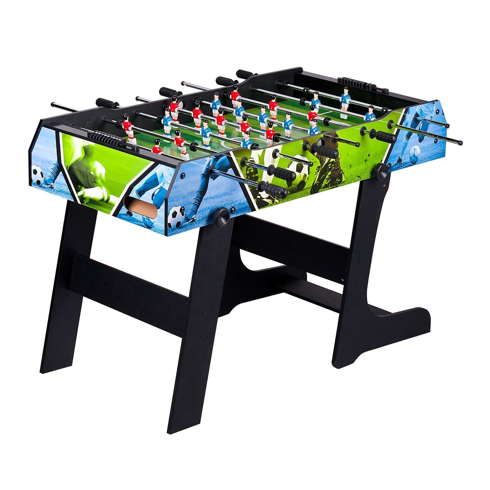 2020  Hot Sale Family storage 4Ft Foldable wooden Soccer Tablel Foosball Table