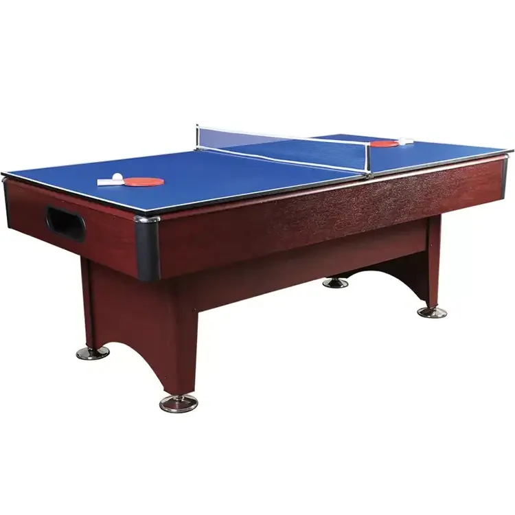 7ft 3 In 1 MultiFunction PingPong table Pool Dining Table  with ball return system home use billiard table