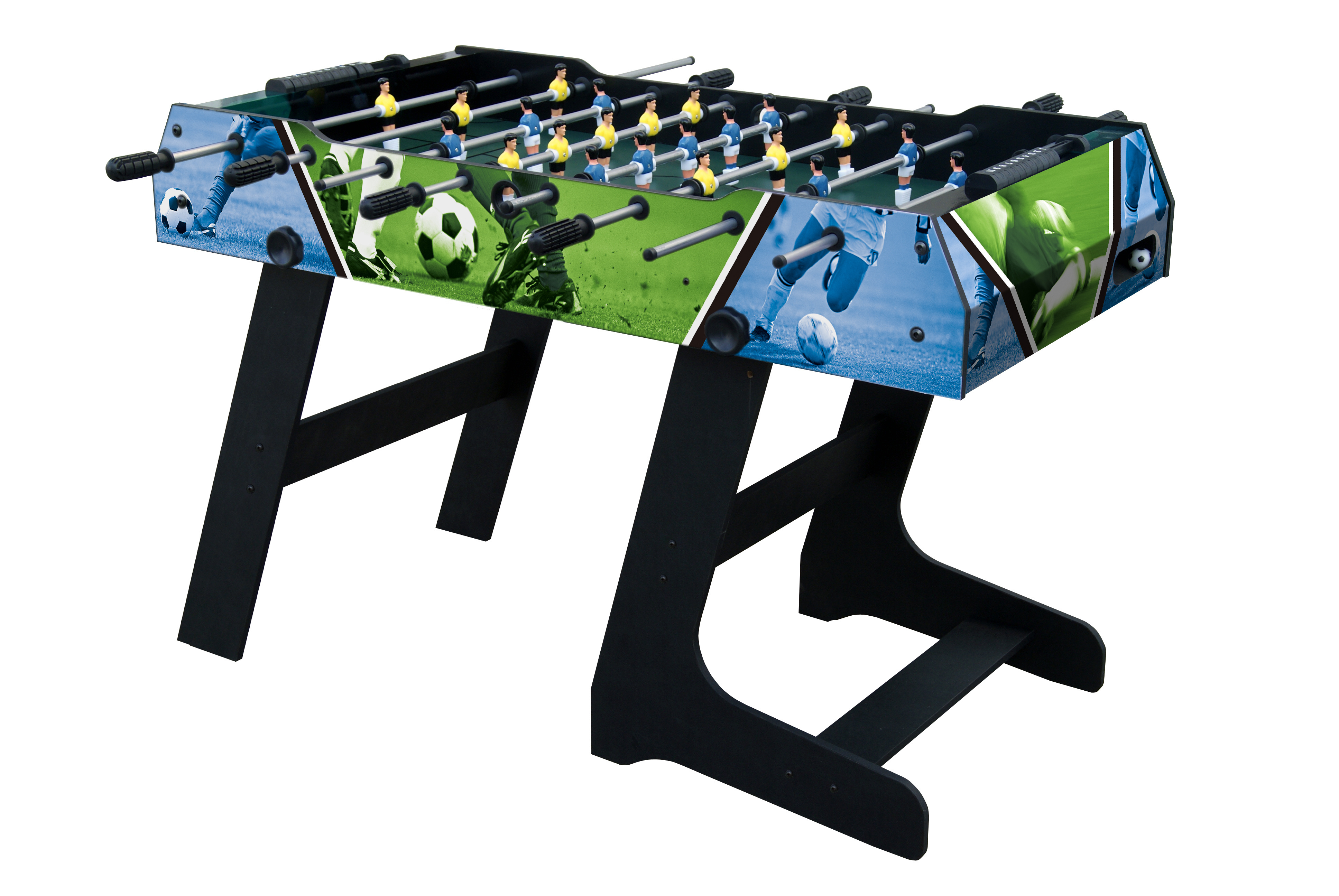 2020  Hot Sale Family storage 4Ft Foldable wooden Soccer Tablel Foosball Table