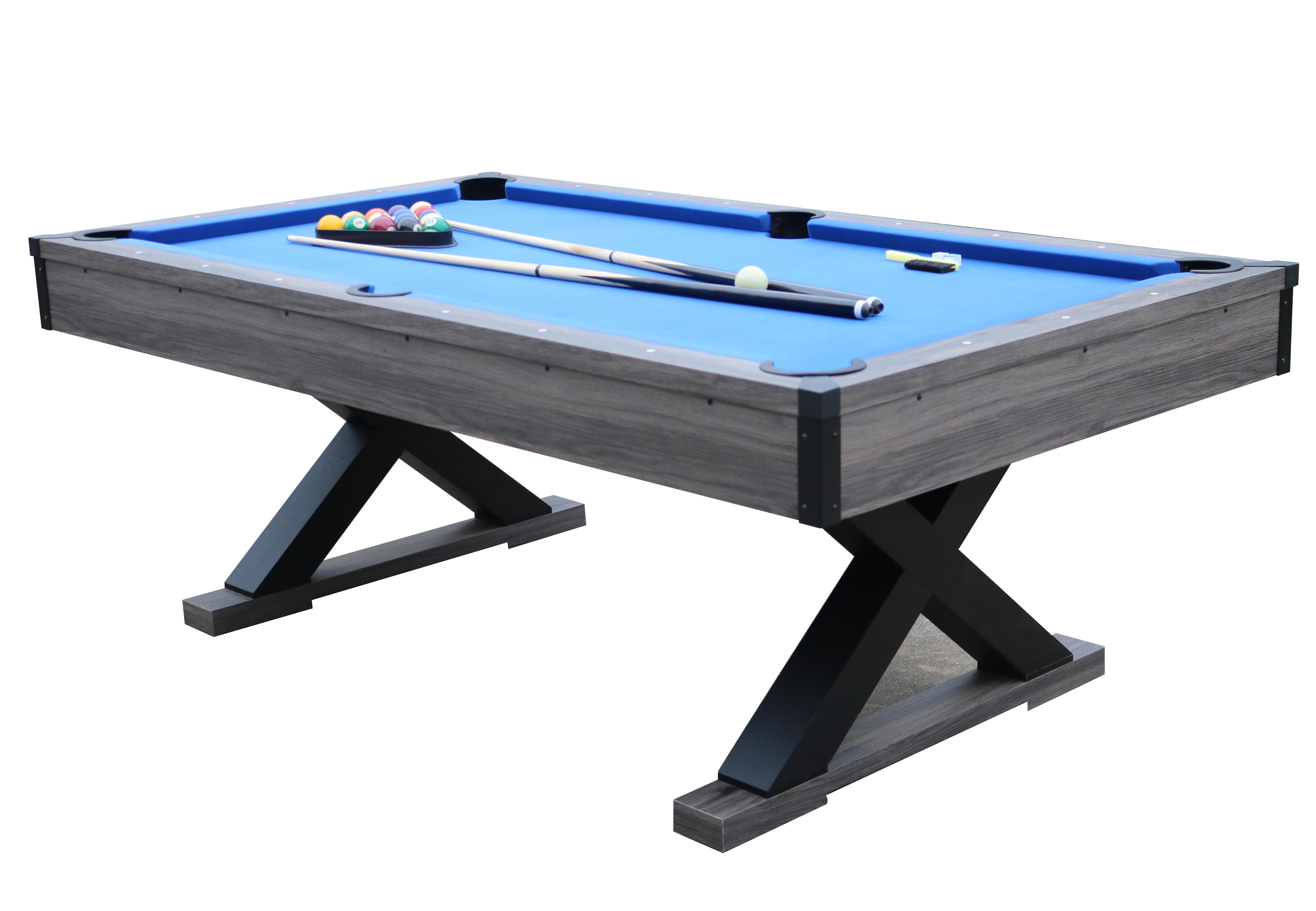 New Design Wholesale standard snooker table 7ft pool table wooden grain PVC Indoor Game Table