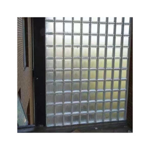 Hot sale decorative crystal glass brick for indoor glass partition for window wall Glass Bricks