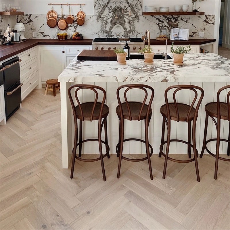 Vinyl Waterproof Spc for Kitchen PVC Tile  Click Laminate Wood Color Flooring