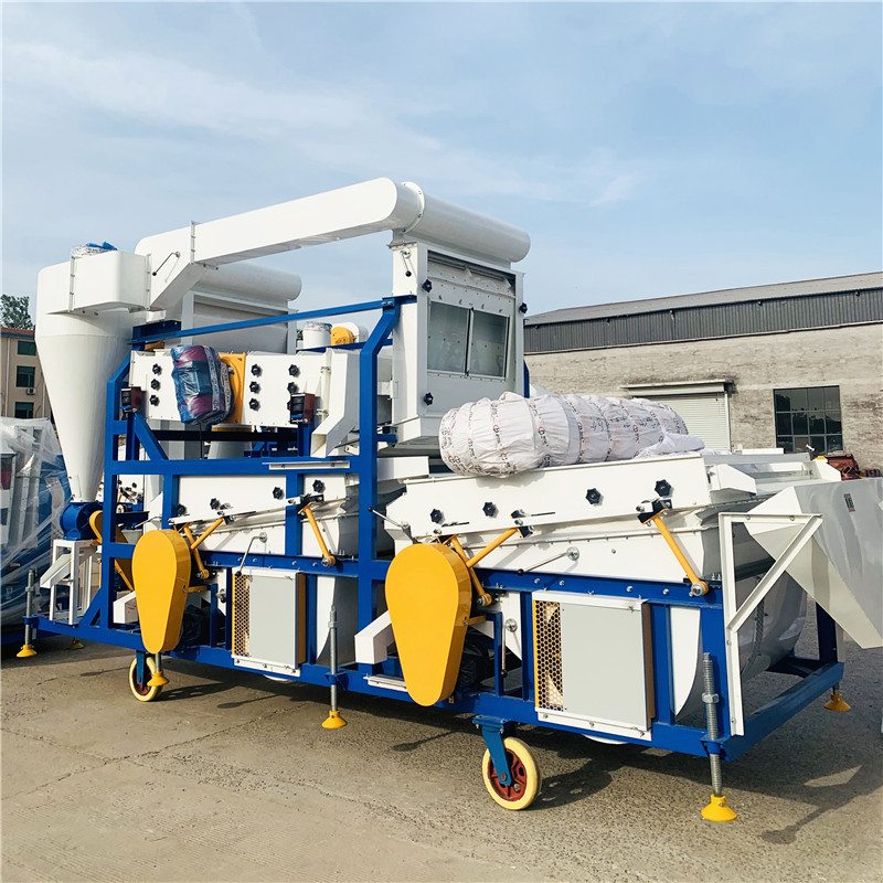 rice sesame seed processing machine mobile grain seed cleaning grading machine for wheat maize paddy gravity separator machine