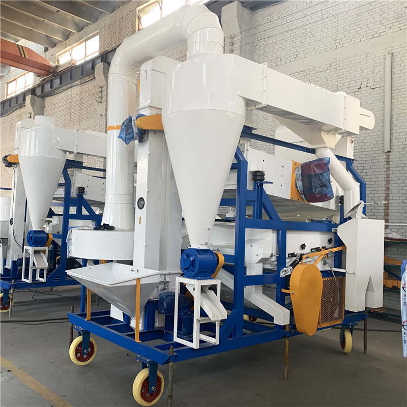 rice sesame seed processing machine mobile grain seed cleaning grading machine for wheat maize paddy gravity separator machine