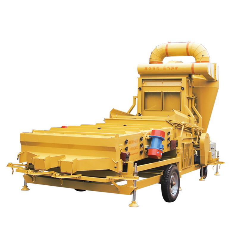 Grain paddy Multifunction Mobile agricultural machinery farm equipment 5XFZ-15BX comblned seed cleaning processing machine