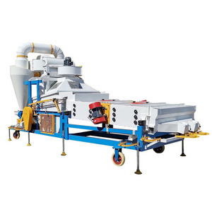 Grain paddy Multifunction Mobile agricultural machinery farm equipment 5XFZ-15BX comblned seed cleaning processing machine