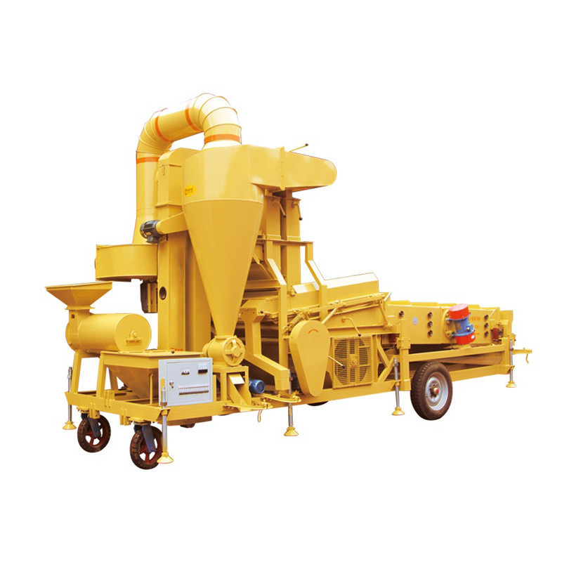 Grain paddy Multifunction Mobile agricultural machinery farm equipment 5XFZ-15BX comblned seed cleaning processing machine