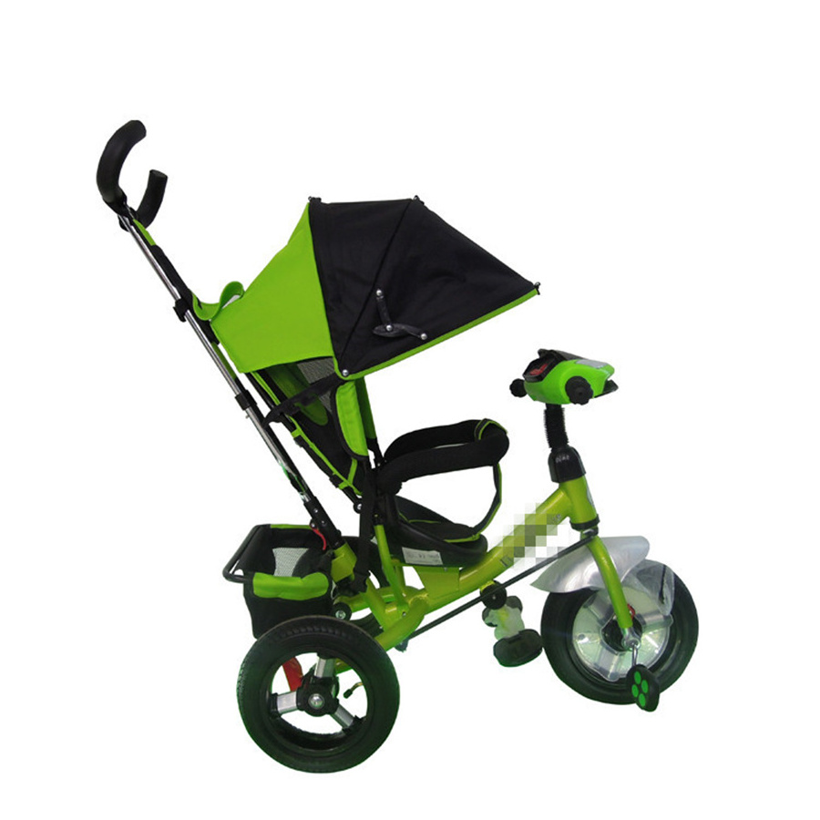 Online shipping push on girls baby stroller trike with umbrella 4 in 1 small kids tricycle for 2 year old