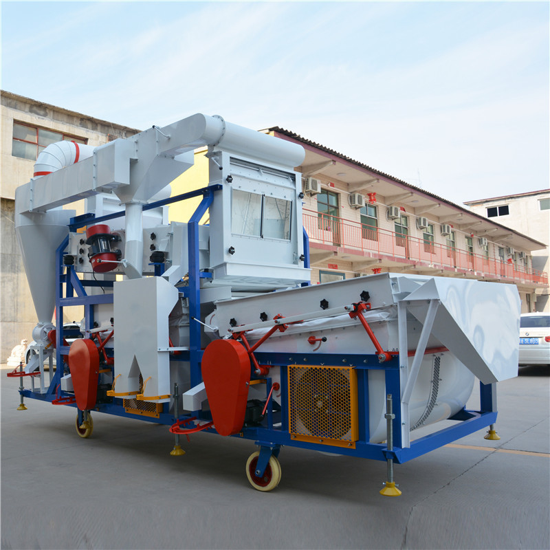 rice sesame seed processing machine mobile grain seed cleaning grading machine for wheat maize paddy gravity separator machine