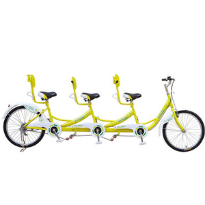 J family bike 3 person pedal quadricycle for family sale