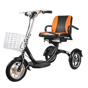 Hot Sale 4 Tricycle With Roof Electric Tricycles Three Wheel Scooter