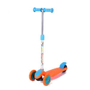 Buy children's scooters with 3 wheels / mini gas kids scooter online wholesale / best baby scooter with music and light