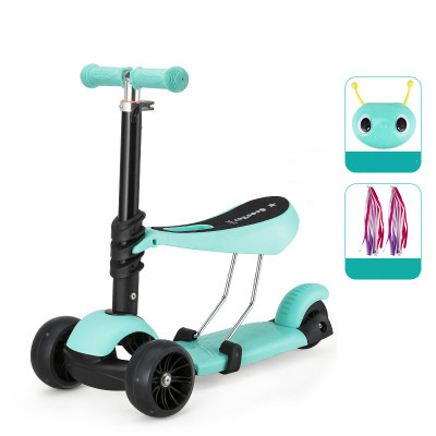 best steel smart kids scooter / 3 wheel manual kids scooter / baby scooter 3 in 1 for sale