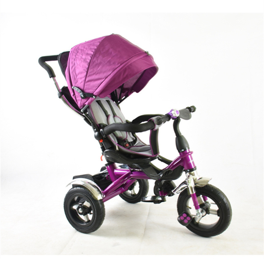 Custom nice quality cheap 3 wheels 4 in 1 trike baby walker tricycle trailer children toy tricycle children smart trike cycle