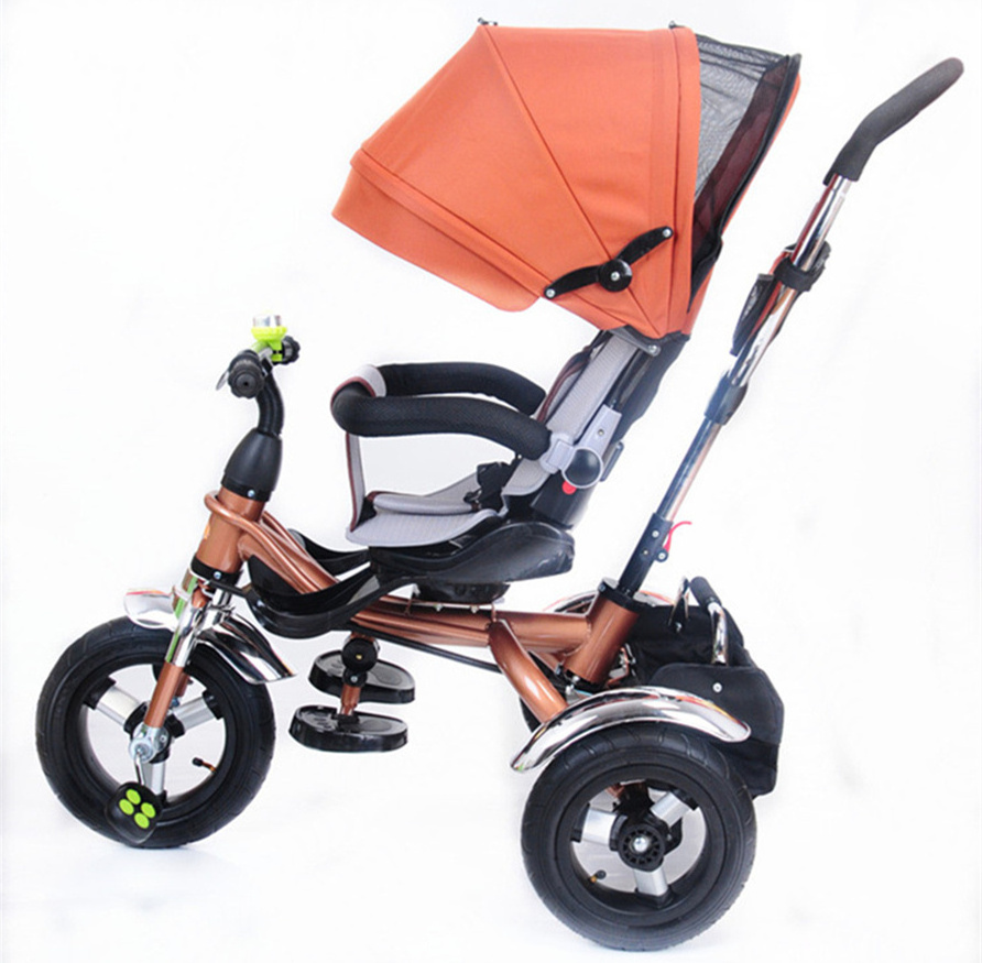 Custom nice quality cheap 3 wheels 4 in 1 trike baby walker tricycle trailer children toy tricycle children smart trike cycle