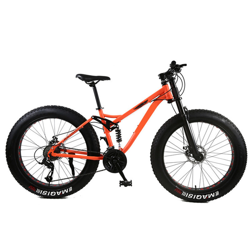 Hot sale 20 inch aluminium fat tire bicycle bike snow bike 26 inch fat tire mountain bike with suspension