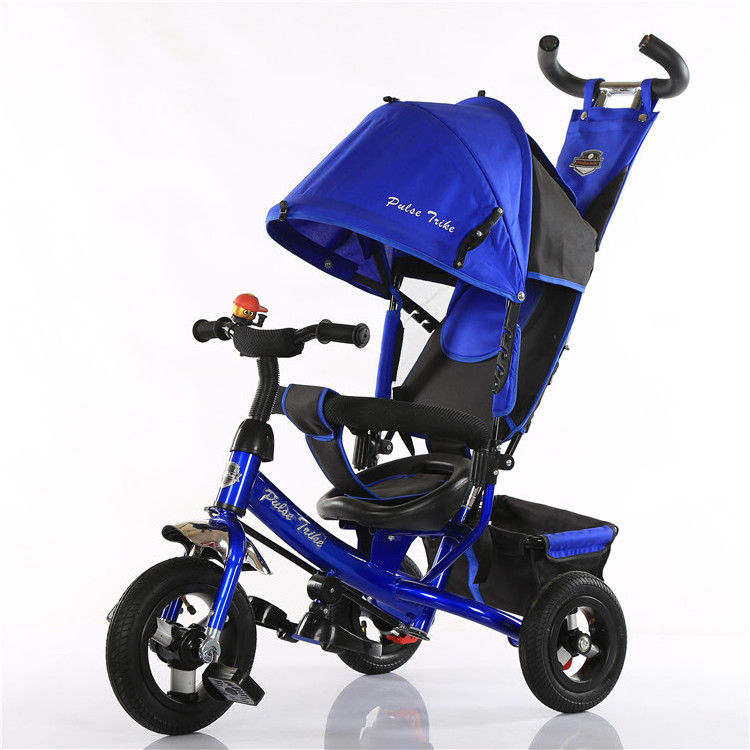 3 wheel baby metal tricycles for toddlers / kid ride on tricycle pedal car / children 4 in 1 tricycle