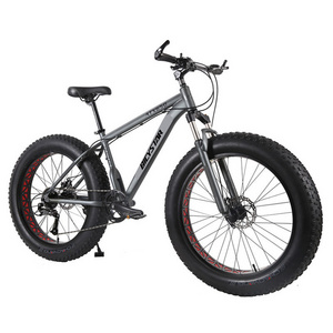 Factory wholesale aluminum frame 26'' x 4.9 fat tires tyres wheels snow mountain bikes mtb