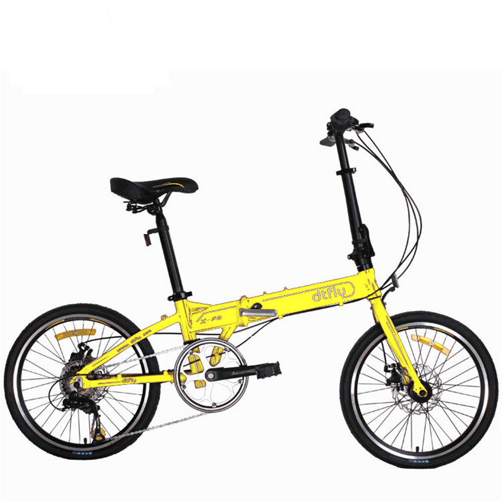 2017 good quality adventurer 6 speed folding foldable  bike 16 20 inch lady bike 9kg