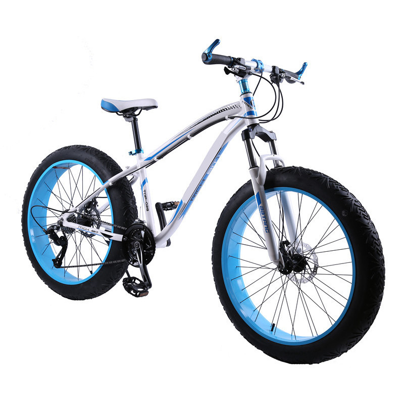 Fat tire cruiser bike 26 inch wheels fat cycle alloy fat bike suspension fat tyre bicycle for men 27 speed