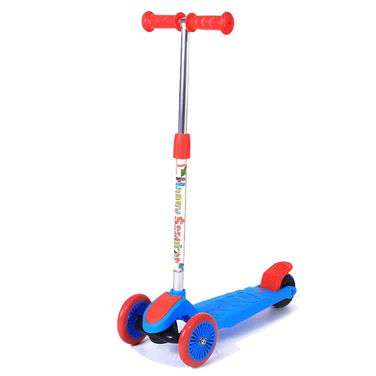 Buy children's scooters with 3 wheels / mini gas kids scooter online wholesale / best baby scooter with music and light