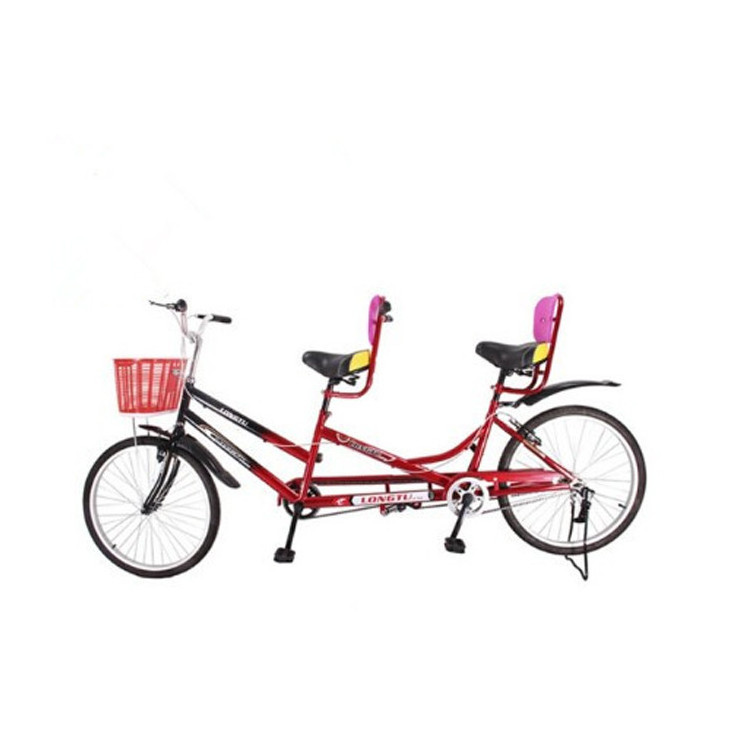 Factory price surrey bicycle for 2 person/2 seats surrey bikes in park for rental/tandem bike in bicycle hot sell