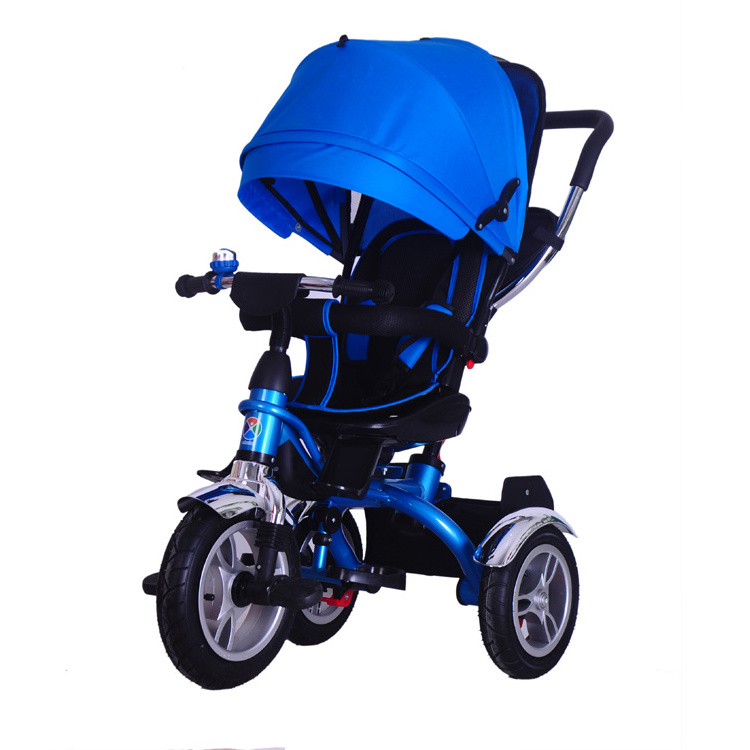 Folding canopy children baby tricycle / Royal mini kids tricycle wheels / children lexus tricycle with soft cushion