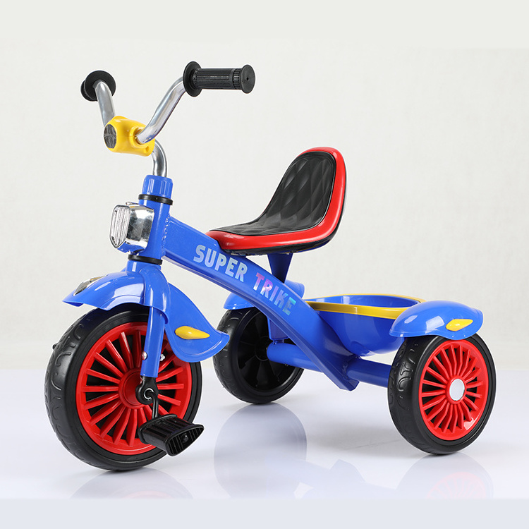 tricycle fold kids children bicycle toy cars hot pink retro bike for kids three wheel