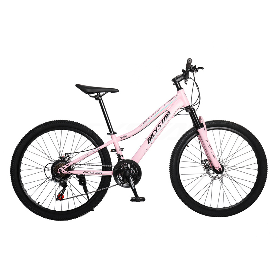 Women's shock-absorbing mountain bike/21 27 speed steel alloy rim mbt/24 26 27.5 29 inch spoke wheel mountain bicycle