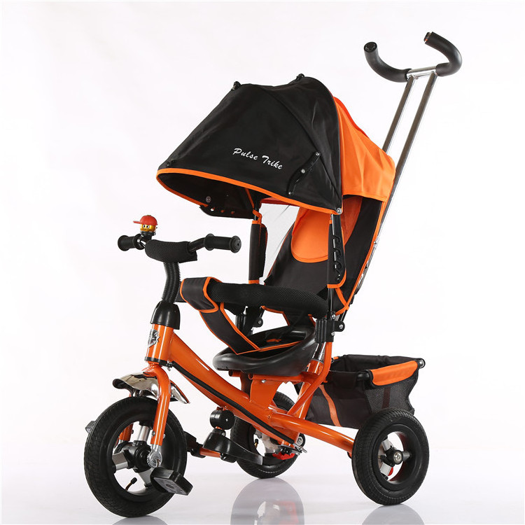 3 wheel baby metal tricycles for toddlers / kid ride on tricycle pedal car / children 4 in 1 tricycle