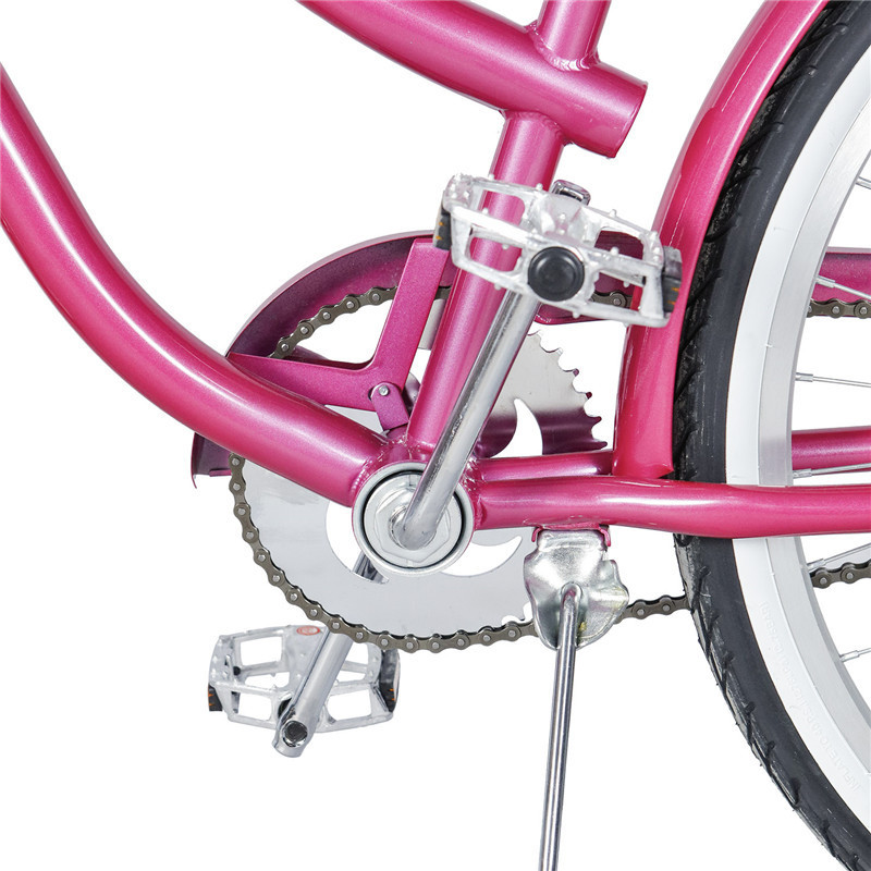 lady  28 beach cruiser bike pink old vintage bike 700c hybrid bicycle with disc brakes