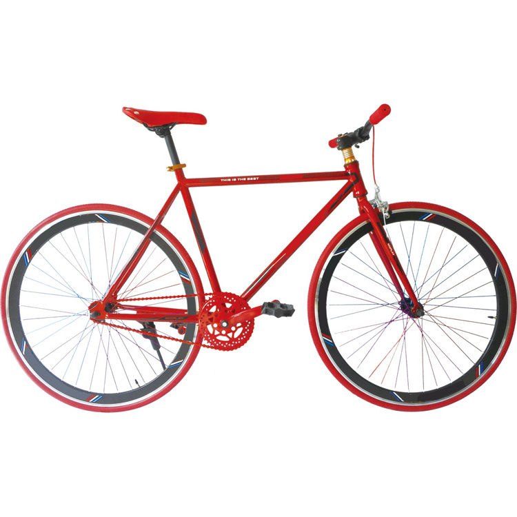 Wholesale custom fixie road bicycle harga velg sepeda front rack sepeda frame 700c mini fixie murah bike