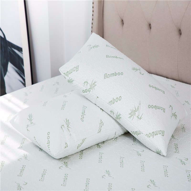 Bamboo Jacquard Hypoallergenic Waterproof Protector Cover Pillow Case with Zipper