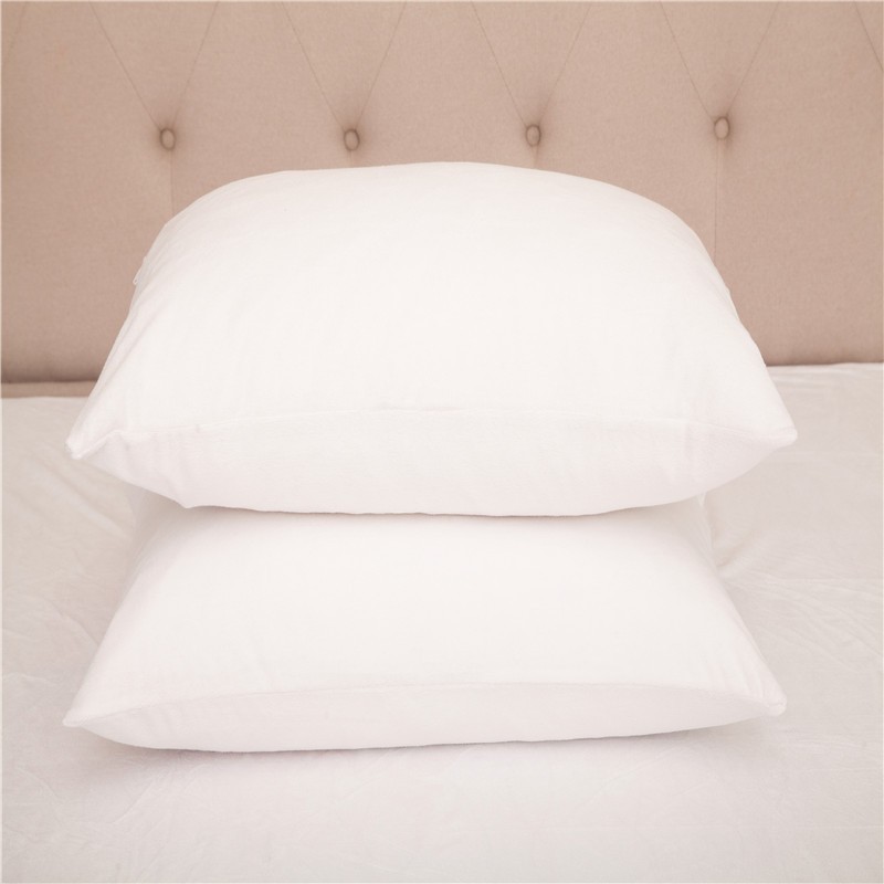 Organic Quilted Bamboo Terry zipper Waterproof Protector Pillow Cases Cushion Cases