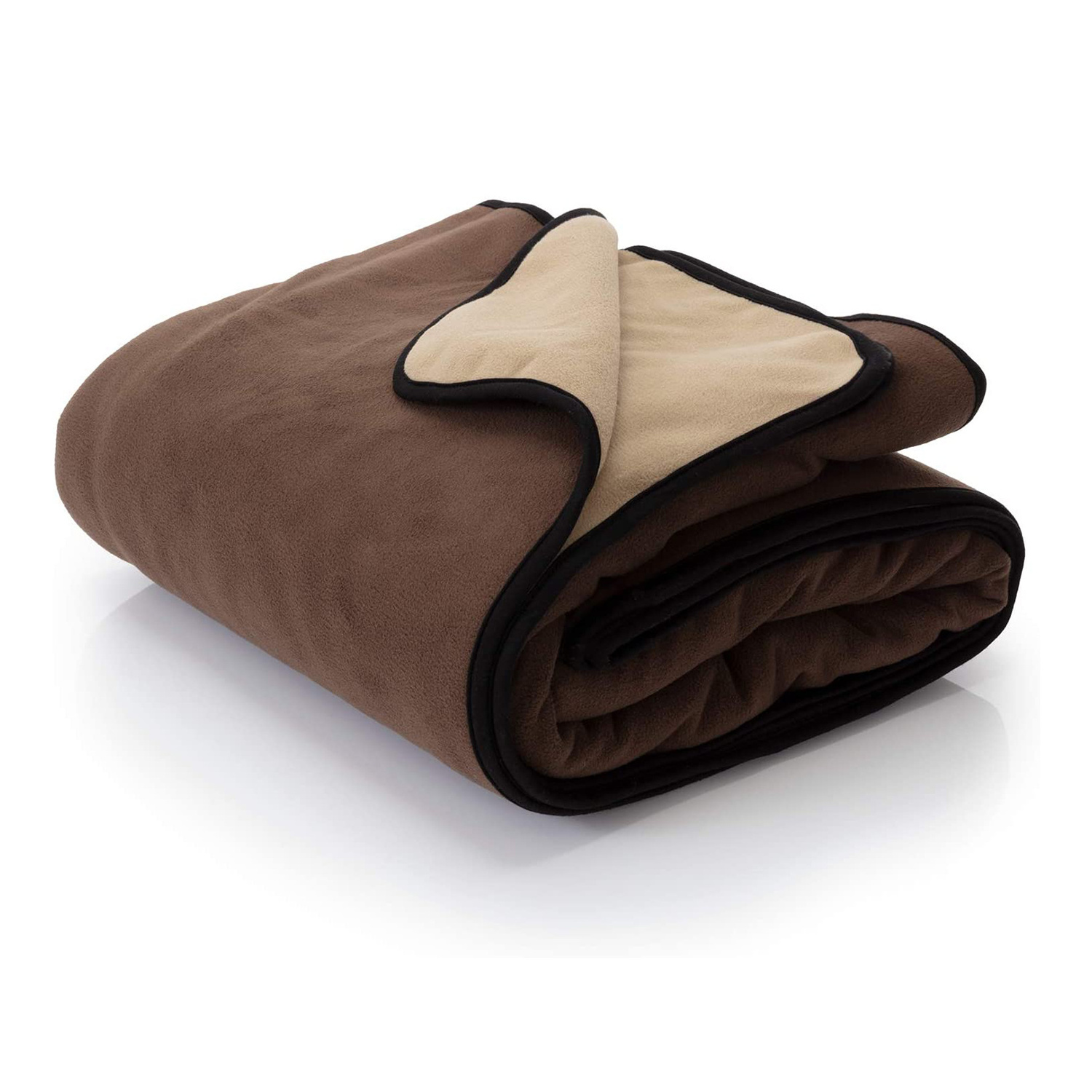 Mantas Custom Double Side Waterproof Polar Fleece Bed Blanket For Camping Picnic Dog