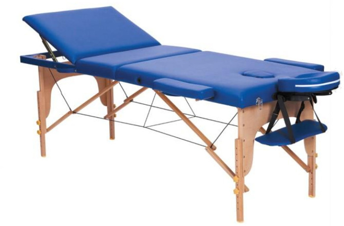 Best quality 3 section portable beech wooden massage table CHEAP SALE